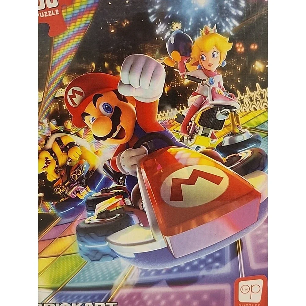 MarioKart Rainbow Road 1000 Piece Jigsaw Puzzle Op Games Super Mario 🆕
